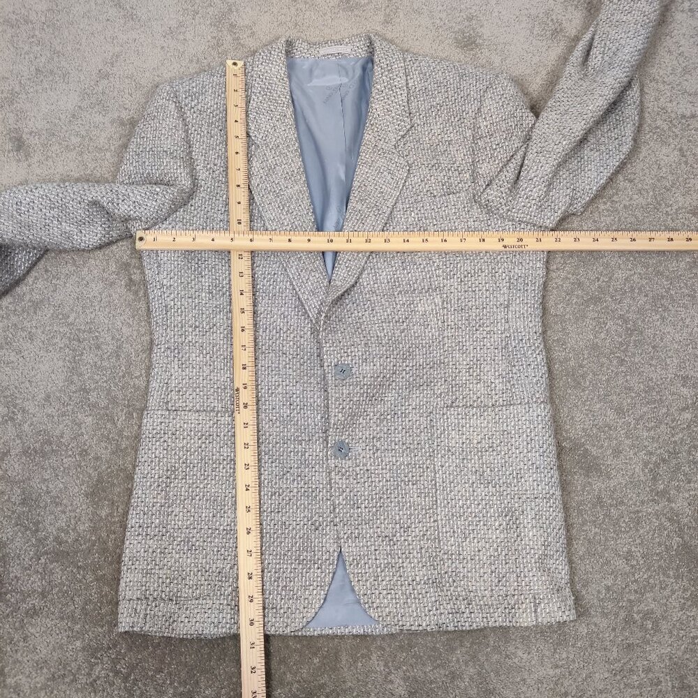 Gray Men's Blazer - Picture 3 of 10